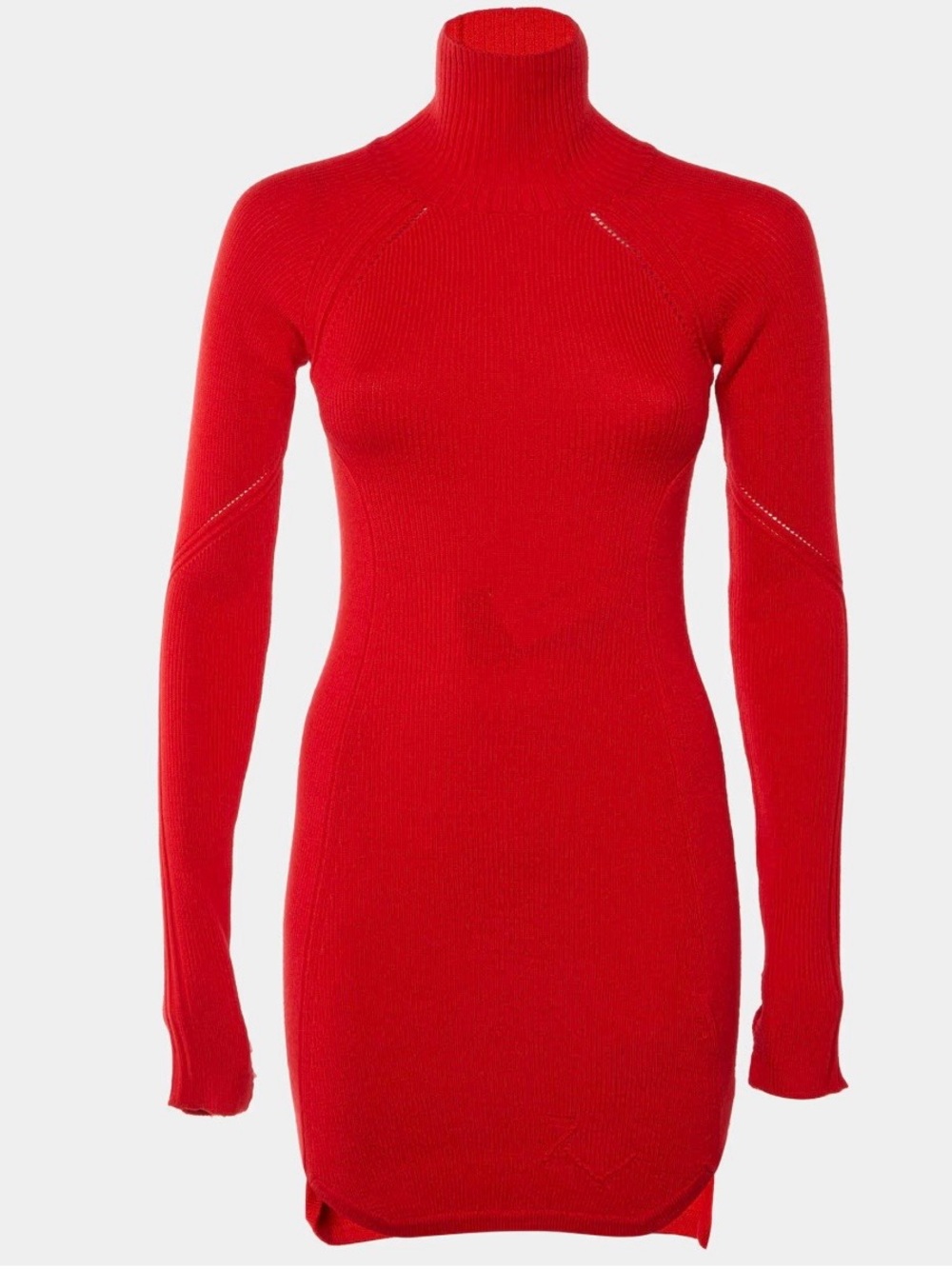 Zadig & Voltaire Red Wool Knit Viky Mini Dress L
